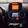 Darklight3D vent mount with Hulktech display installed in Opel Corsa D OPC dashboard
