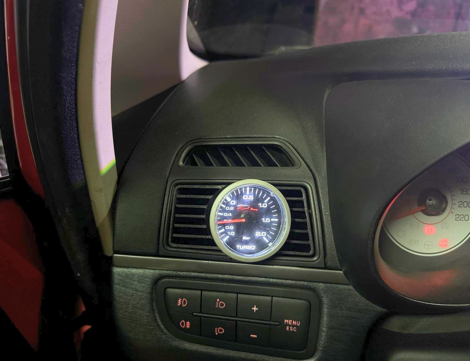 Fiat grande punto air vent mount